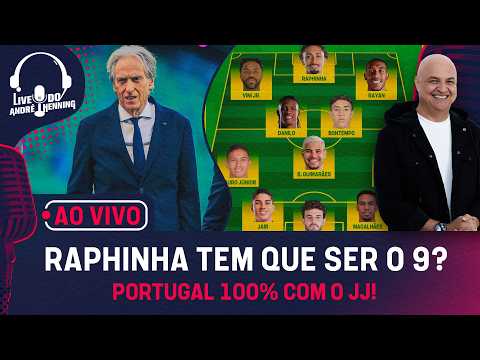 AO VIVO: ANCELOTTI FAZ MUDANÇAS E TESTA RAPHINHA DE 9; JJ VOANDO EM PORTUGAL; ESPANHA DOMINANDO!