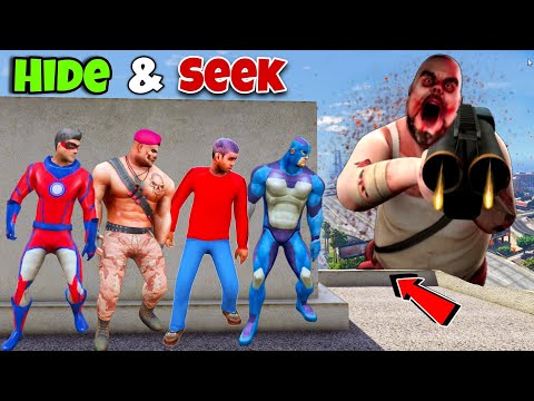 Hide And Seek With Rope Hero Tipson Villain In Mr.Meat House | Rope Hero Vice Town | Black Spider2.0