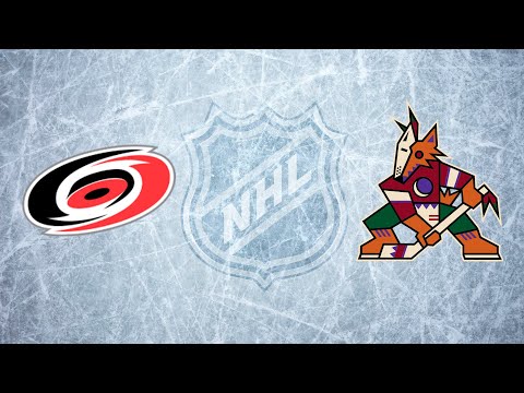 NHL Arizona Coyotes vs Carolina Hurricanes / Oct.31, 2021/Goals only