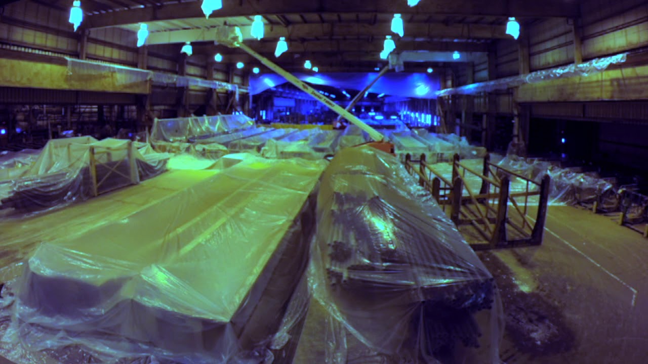 Corn Cob Blasting & Epoxy Ceiling Painting