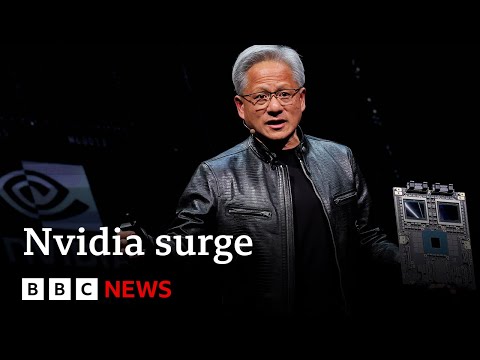 史上第三家！輝達 Nvidia 市價首度超越蘋果，成為全球第二有價值的公司 (Tech giant Nvidia's value overtakes Apple | BBC News)