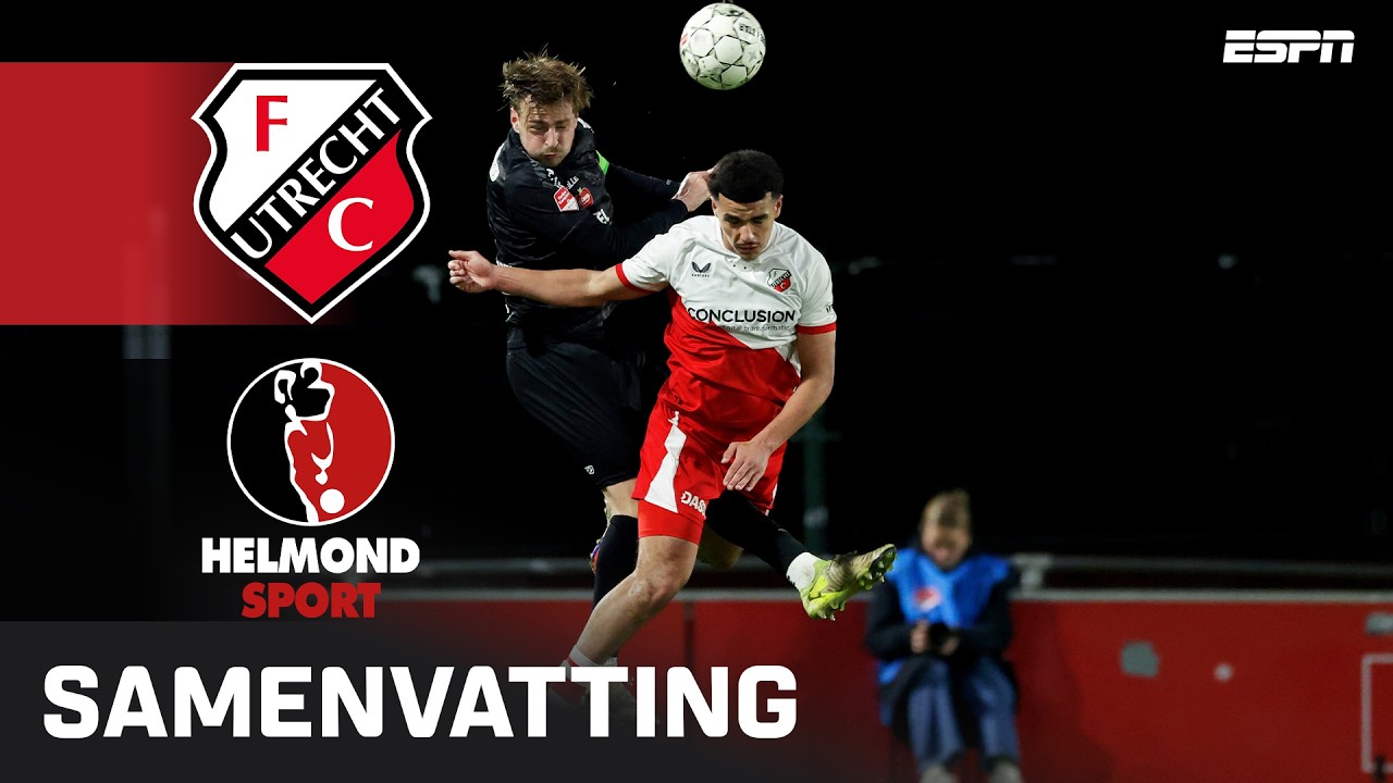Jong  Utrecht vs Helmond Sport Highlights