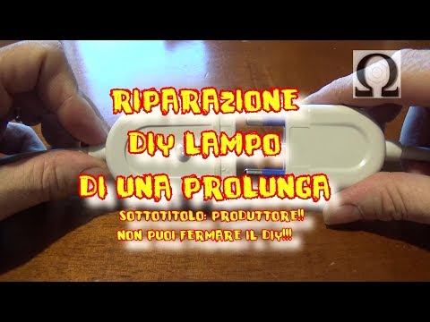 riparazione prolunga elettrica diy (il diy non si ferma di fronte a nulla)