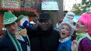 JD Lawrence has some fun at WhoVille for Universal Studio&#39;s &quot;Grinchmas&quot;