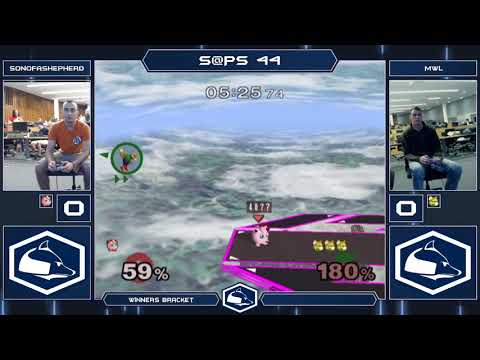 S@PS 44 Melee Singles - SonofaShepherd (Puff) vs MWL (Fox/Marth) - Winners Quarters