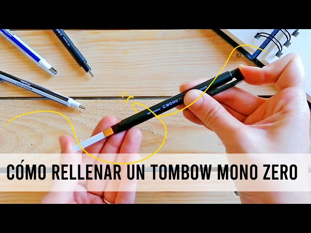 Vídeo relacionado con Tombow MONO Zero Goma de Precisión Recargable Punta Redonda Diámetro de 2,3 mm Blanco + Recarga