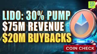Lido Surges 30% | AI Launch, $20M Buybacks, Robinhood, Anchorage & Whales Buying After 95% Crash