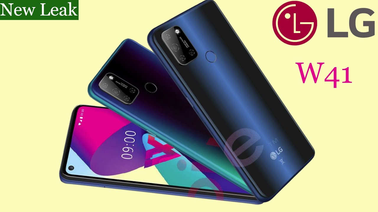 LG W41 leaked in two colours with five cameras