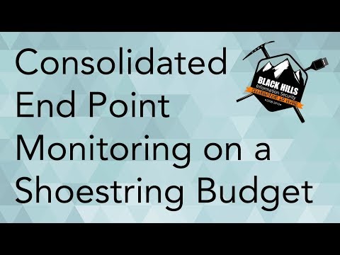 How To Do Consolidated End Point Monitoring on a Shoestring Budget
