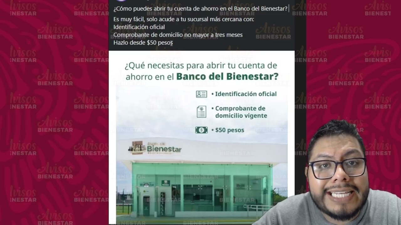 ¡EN EL BANCO DEL BIENESTAR! te están esperando para que comiences tu ahorro adultos mayores y mas