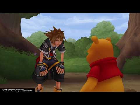 Kingdom Hearts II Final Mix (PS4) Cutscene #124 - Sora reunites with Pooh