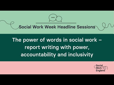 The power of words in social work | Social Work Week 2023