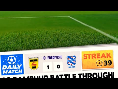 Score! Hero 2022. Daily Match Event. Streak . STEAK. 39✌️ /20/12/2021