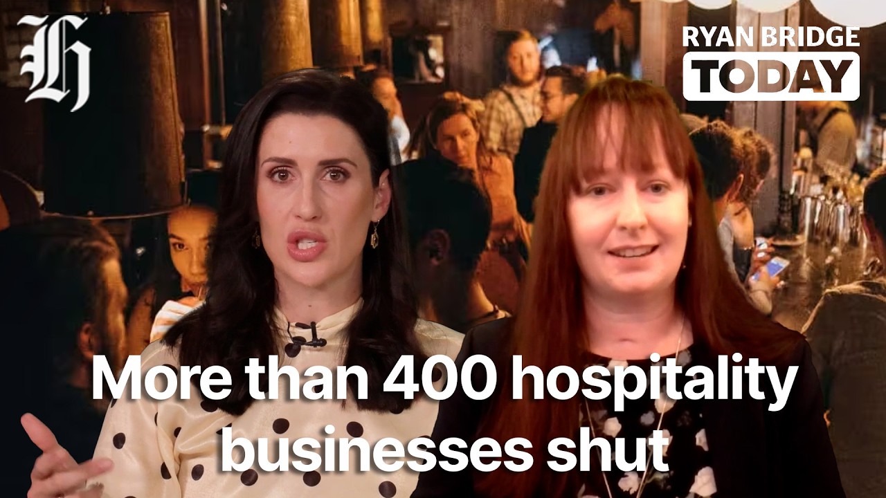 More than 400 hospitality businesses shut over the last year - How do we fix it?| Ryan Bridge TODAY
