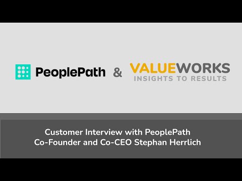 PeoplePath X ValueWorks enabling data-driven decisions to run their business faster