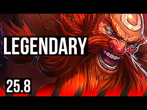GRAGAS vs RIVEN (TOP) | Legendary | TR Grandmaster | 25.8