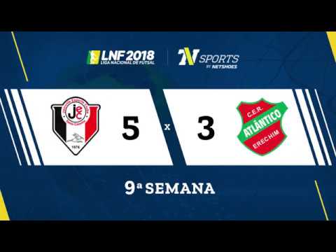 LNF2018 - Joinville 5 x 3 Atlântico - Gols - 9ª Rodada