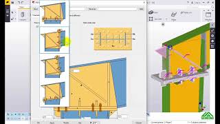 21 Liên kết cột tổ hợp chính và kèo tổ hợp chính trong Tekla