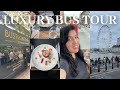 LUXURY LONDON BUS TOUR WITH 5 COURSE MEAL VIEWS OF BIG BEN LONDON EYE HOUSES OF PARLIAMENT ETC