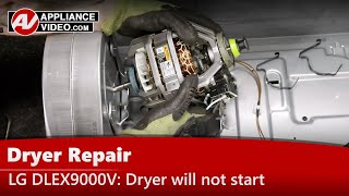 Dryer Repair: Will Not Spin - Motor Assembly