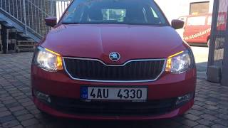 LED pásik, dynamické blinkre, oranžová, 45 cm