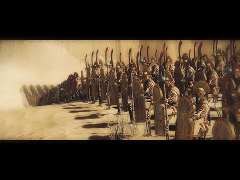 Tomb Kings Vs Dark Elves | Epic cinamatic battle Total War Warhammer 2
