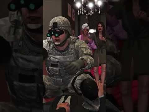 Jimmy Saves Michael From Merryweather #gta #shorts #edit