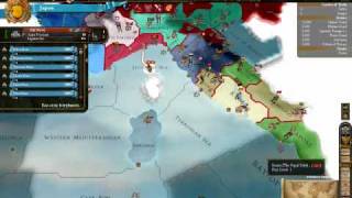 Europa Universalis III: Japan vs The Papal States.