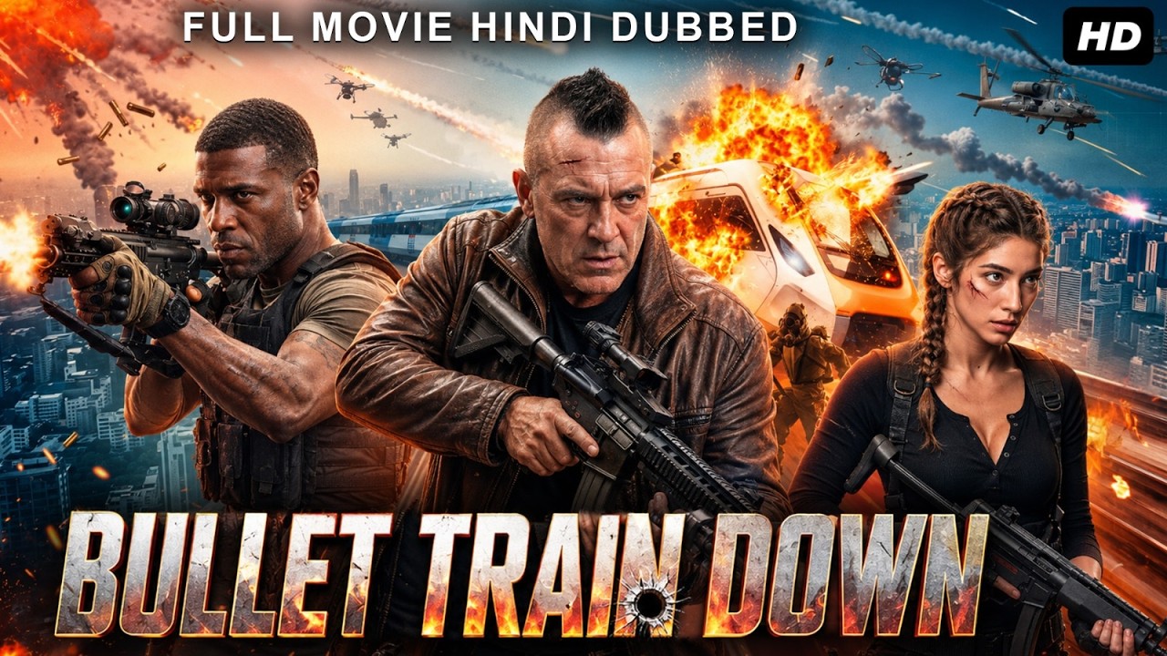 BULLET TRAIN DOWN - Hollywood Hindi Dubbed Full Movie | Tom, Erica | New Hindi Action Thriller Movie