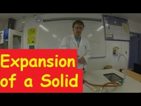 Expansion of a Solid when Heated
