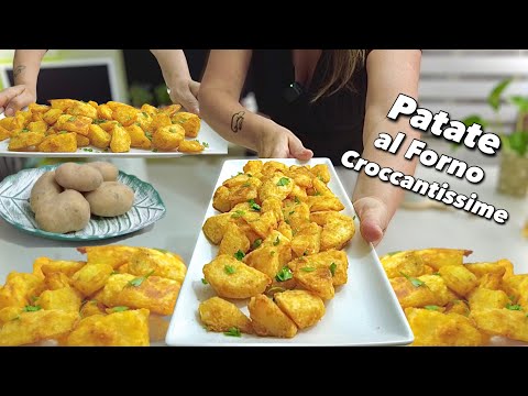 PATATE AL FORNO CROCCANTISSIME 🥔 super croccanti e super leggere!