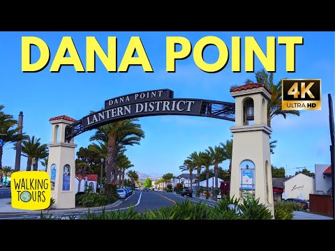 Dana Point Lantern District | 4K Walking Tour