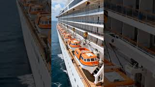 From Empty Dock to First Voyage | Cruise Ship Construction Timelapse #short