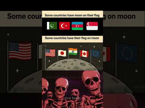 Moon on the Flag vs Flag on the Moon 🌙🚀 Countries