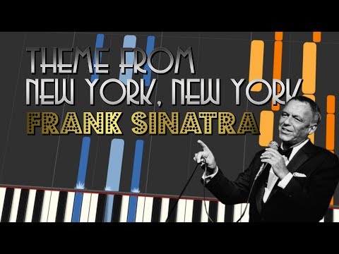 Theme from New York, New York - Frank Sinatra piano tutorial
