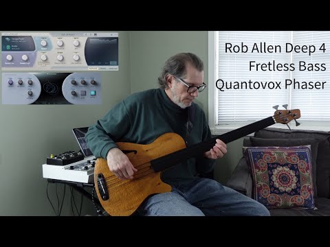Rob Allen Deep 4 Fretless Bass Meets Quantovox Apps - RealPhase and Spatializer