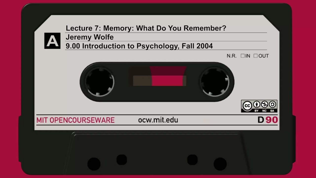 7. Memory: What Do You Remember? (audio only)