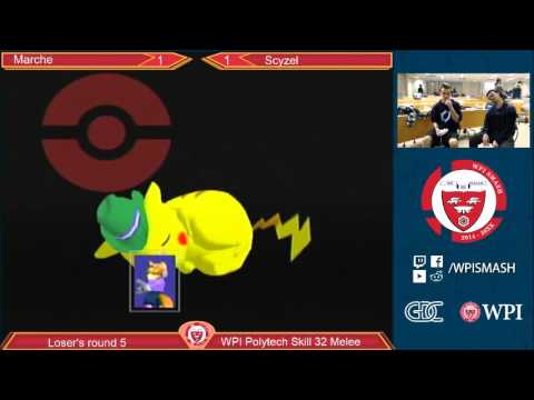 WPI PTS 32 - Marche (Marth, Pikachu) vs Scyzel (Fox) - Melee - LR5