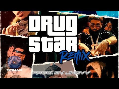 Drug Star (Remix) - K. John ft. Luar La L, Hades66, Bryant Myers, Yan Block, Yovngmanota (Official)