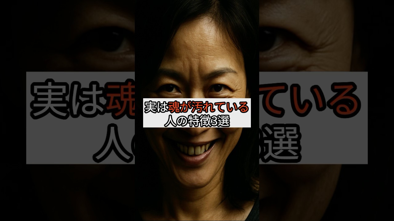 実は魂が汚れている人の特徴3選　#魂#スピリチュアル