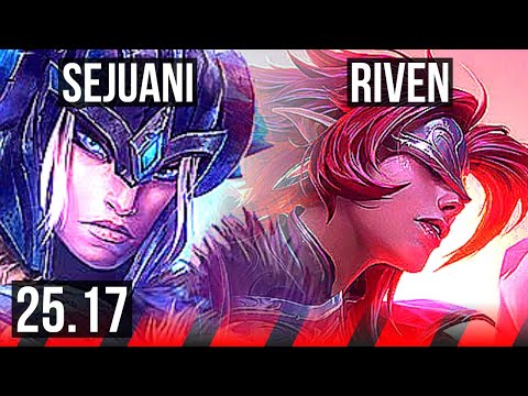 SEJUANI vs RIVEN (TOP) | NA Master | 25.17