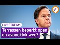 Persconferentie Rutte & De Jonge: 'Avondklok weg en terrassen open?'