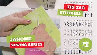 Janome Sewing Series: Zig Zag Stitches | Width, Length & Pivoting Tips (3160 & 2030)