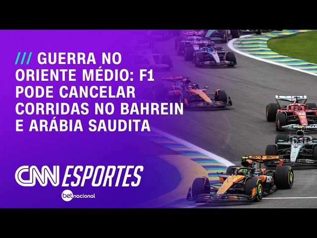 F1 pode cancelar GPs no Oriente Médio e reduzir calendário para 22 corridas | LIVE CNN