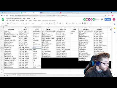 NBA 2K LEAGUE SEASON 2 MOCK DRAFT