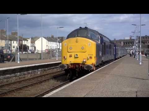 The Class 37 Loco Hauled Short Set In Action