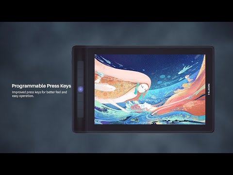 Grafikos planšetė - HUION Kamvas Pro 13 (2.5K, 13.3" IPS, 8192 lygiai) video