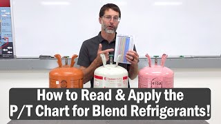 How to Read & Apply the P/T Chart for Blend Refrigerants! Understanding Bubble Point and Dew Point!