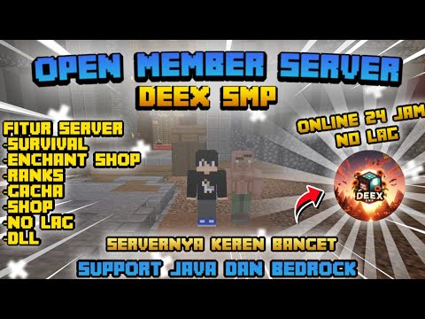 Join Now for 24/7 Java & Bedrock Server Fun