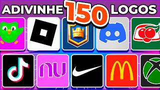 🐵 ADIVINHE 150 MARCAS PELOS LOGOS | logos famosos 🌐 | Consegue acertar todos? #macaquiz